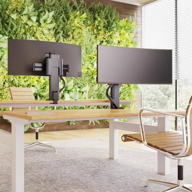 Alt view image 5 of 5 - Ergotron  Trace Single Monitor Arm, VESA Desk Mount  for Monitors Up to 38 Inches, 6.5 to 21.5 lbs  Matte Black