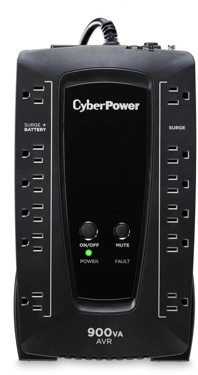 Main image of CyberPower AVRG900U AVR UPS System, 900VA/480W, 12 Outlets, Compact