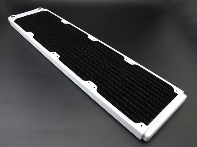Alt view image 2 of 5 - XSPC TX480 Ultra Thin Radiator, 120mm x 4, Quad Fan, White