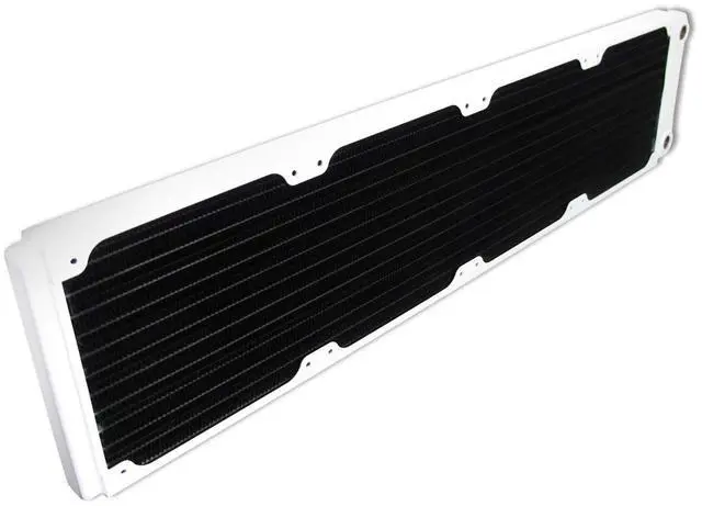 Alt view image 5 of 5 - XSPC TX480 Ultra Thin Radiator, 120mm x 4, Quad Fan, White