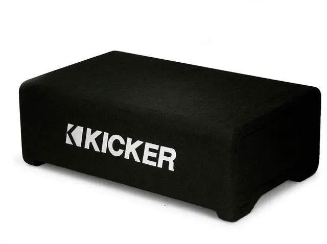Alt view image 4 of 5 - Kicker 48CDF124 Comp 12" Subwoofer in Down Firing Enclosure, 4-Ohm