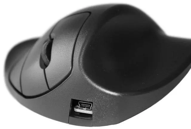 Alt view image 2 of 3 - Hippus L2UB-LC Wireless Light Click HandShoe Mouse (Right Hand, Large, Black)
