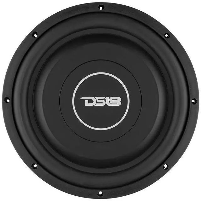 Alt view image 2 of 5 - DS18 SRW10.4D 10" Shallow Car Subwoofer - 400 Watts, Dual Voice Coil, 4+4 Ohms Impedance (1 Speaker)