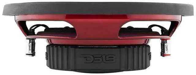 Alt view image 5 of 5 - DS18 SRW10.4D 10" Shallow Car Subwoofer - 400 Watts, Dual Voice Coil, 4+4 Ohms Impedance (1 Speaker)