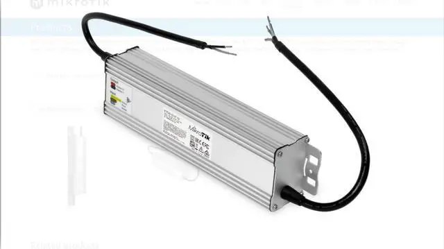 Alt view image 2 of 2 - MikroTik MTP250-53V47-OD 53V 250W Outdoor AC/DC Power Supply