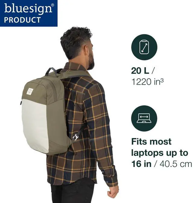 Alt view image 2 of 5 - Osprey Arcane Large Day Commuter Backpack, Stonewash Black