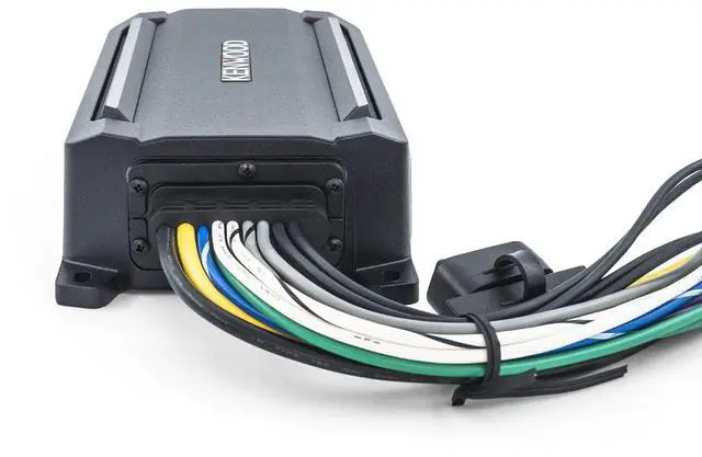 Alt view image 5 of 5 - KENWOOD KAC-M5014 4-Channel Compact Digital Amplifier (600W) for Car, Marine, UTV & Motorsport Vehicles, Solid Corrosion-Resistant Aluminum Chassis, IPX6, IPX7 & IP6X Certified and Vibration-Proof