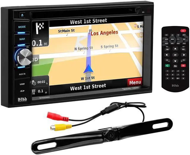 Main image of BOSS Audio Systems Elite BN965BLC Car GPS Navigation DVD Player - Double Din, Bluetooth Audio and Calling, 6.5 Inch LCD Touchscreen Monitor, MP3/CD/DVD/USB/SD, Aux-in, AM/FM Radio Receiver