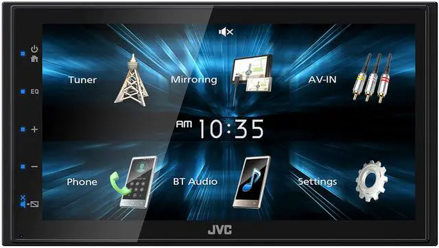 Main image of JVC KW-M150BT Bluetooth Car Stereo Receiver with USB Port  6.75" Touchscreen Display - AM/FM Radio - MP3 Player Double DIN  13-Band EQ (Black)
