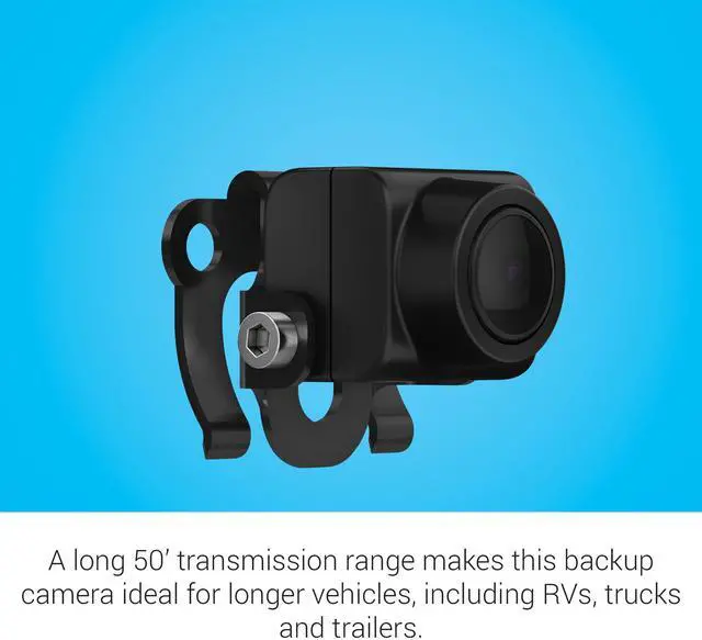Alt view image 4 of 5 - Garmin BC 50  Wireless Backup Camera, HD Resolution, 160-degree lens, Weather-Resistant, 50ft range for trucks, RVs and trailers