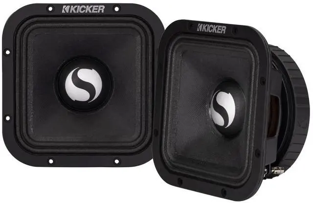 Main image of Kicker 49ST7MR4 7" Street Series Square Mid-Bass, Pair, 4ohm