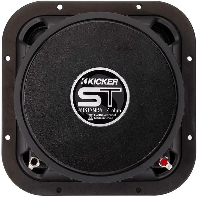 Alt view image 3 of 5 - Kicker 49ST7MR4 7" Street Series Square Mid-Bass, Pair, 4ohm