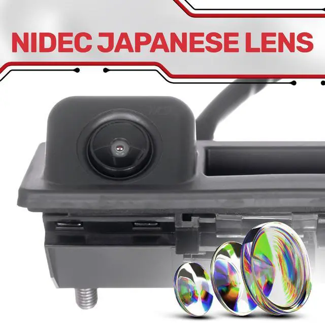 Alt view image 3 of 5 - Master Tailgaters Replacement for Audi A3/S3 Sedan (2015-2020), A3 E-Tron (2016-2017) / VW Tiguan/Tiguan Limited (2012-2015, 2016-2017) Rear View Backup Camera OE Part # 5N0-827-566-AL
