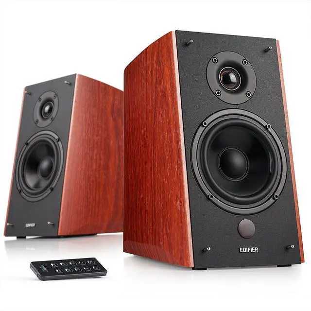 Main image of Edifier R2000DB Powered Bluetooth Bookshelf Speakers - Near-Field Studio Monitors 120W RMS Sound Monitor with Optical Input 5" Large Woofer - Wood