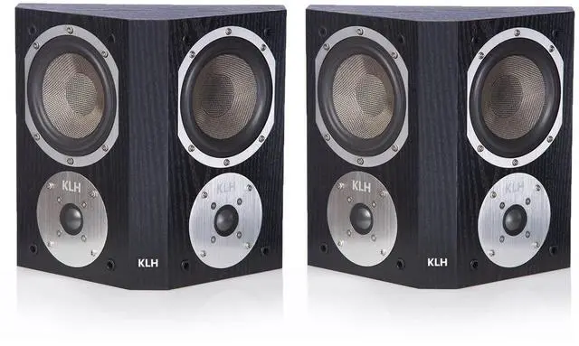 Main image of KLH Beacon Dipole Surround Speaker, Black Oak, Pair