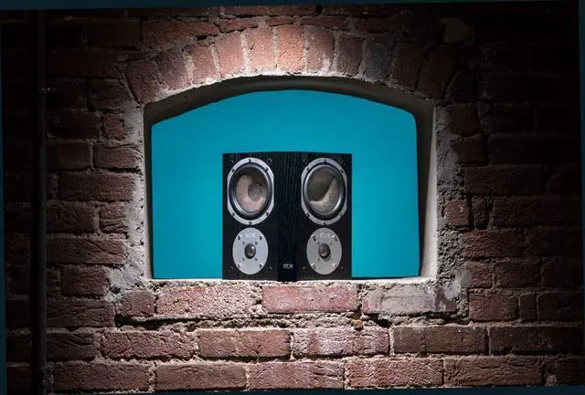 Alt view image 2 of 5 - KLH Beacon Dipole Surround Speaker, Black Oak, Pair