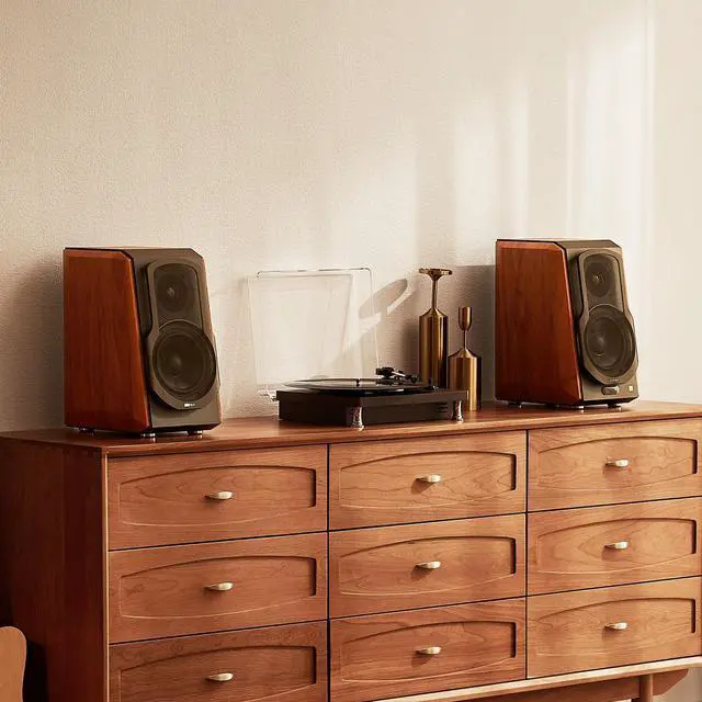 Alt view image 5 of 5 - Edifier S1000W WiFi Audiophile Active Bookshelf 2.0 Speakers, 120W RMS Wireless HiFi Bluetooth Sound System Works with Alexa, Optical/RCA x 2 Coaxial, Supports AirPlay 2, Spotify Tidal Connect- Pair