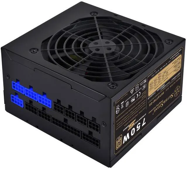Alt view image 3 of 5 - SilverStone Technology 750W Computer Power Supply PSU Fully Modular with 80 Plus Gold & 140mm Design Power Supply (SST-ST75F-GS-V3)