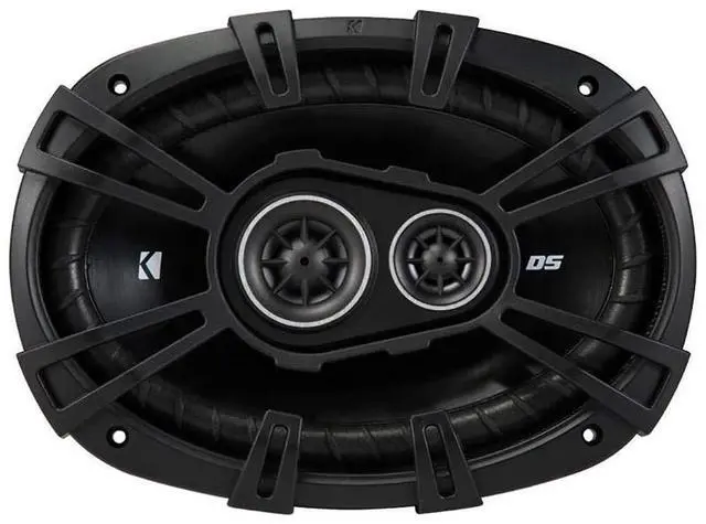 Alt view image 3 of 5 - Kicker 43DSC69304DS 6x9 360 Watt 3-Way 4-Ohm Car Audio Thin Profile Coaxial Speakers with Dome Tweeters, Foam Surrounds & Polypropylene Cone, 2 Pairs