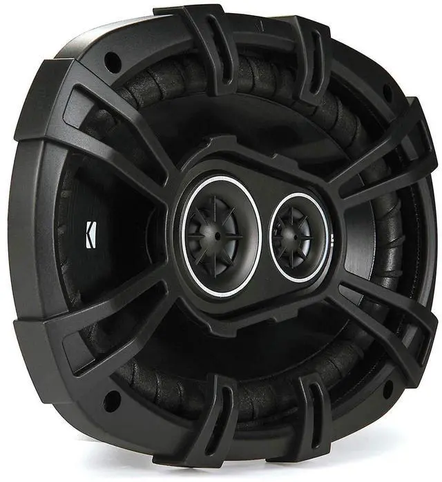 Alt view image 5 of 5 - Kicker 43DSC69304DS 6x9 360 Watt 3-Way 4-Ohm Car Audio Thin Profile Coaxial Speakers with Dome Tweeters, Foam Surrounds & Polypropylene Cone, 2 Pairs