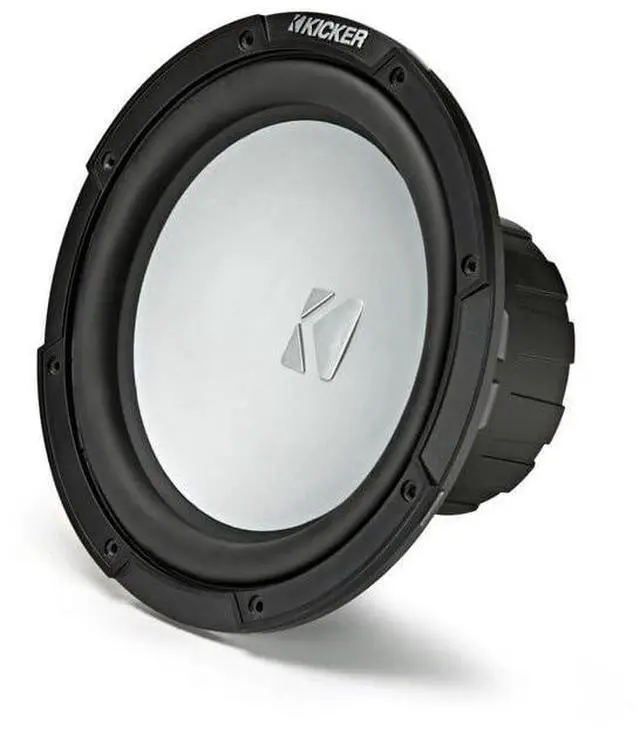 Main image of Kicker 45KM104 10" 350w Peak/175w RMS Marine Boat Subwoofer SVC 4-ohm Sub KM10