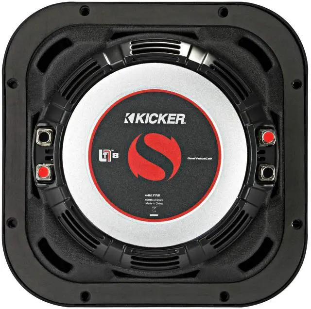 Alt view image 5 of 5 - Kicker 46L7T82 L7T L7-Thin 8-Inch (20cm) Subwoofer, Dual Voice Coil, 2-Ohm, 350 Watt