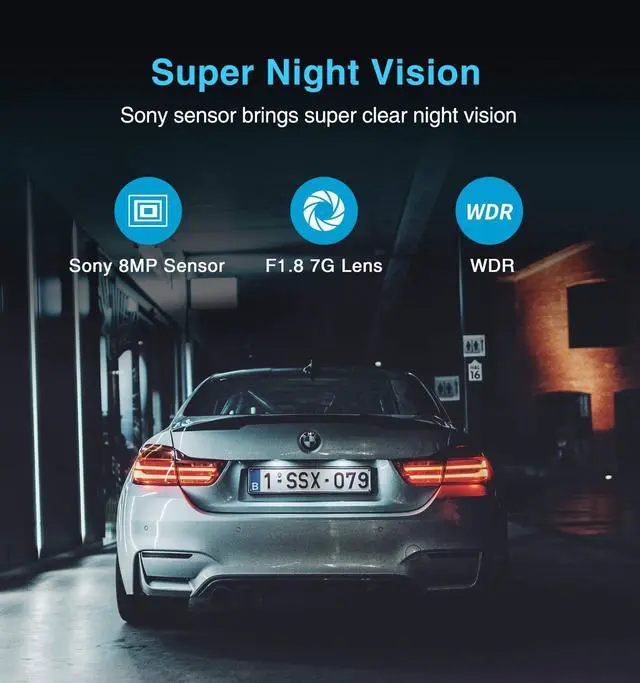 Alt view image 3 of 5 - VIOFO A129 Pro 4K Dash Cam 3840x2160P Ultra HD 4K Dash Camera 8MP Sensor GPS Wi-Fi, Buffered Parking Mode, G-Sensor, Motion Detection, WDR, Loop Recording