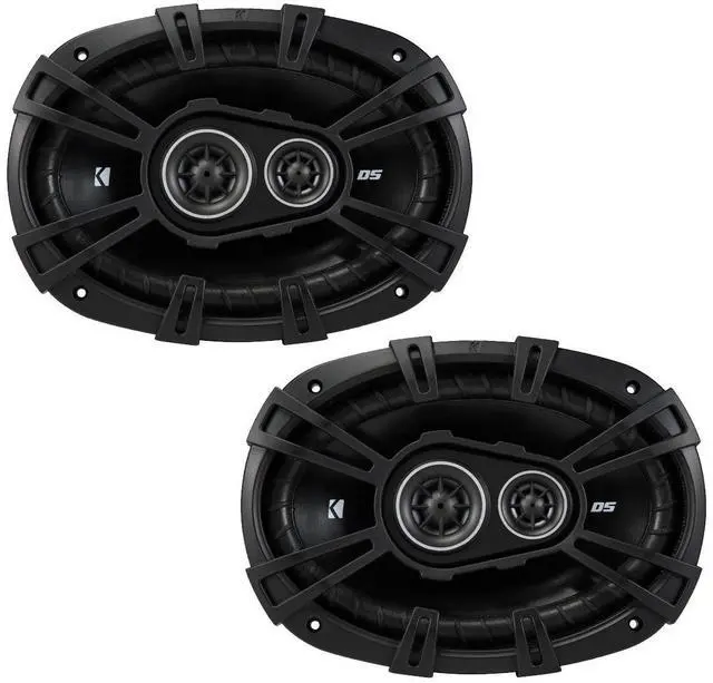 Alt view image 2 of 4 - KICKER DSC6930 6x9-Inch (160x230mm) 3-Way Speakers, 4-Ohm Bundle