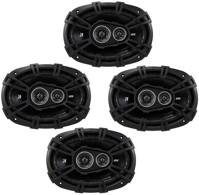 Main image of KICKER DSC6930 6x9-Inch (160x230mm) 3-Way Speakers, 4-Ohm Bundle