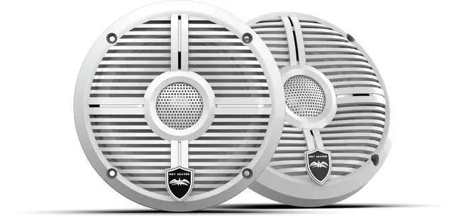 Main image of wet sounds | Recon 6 XW-W | High Output Component Style 6.5" Marine Coaxial Speakers with White Grille