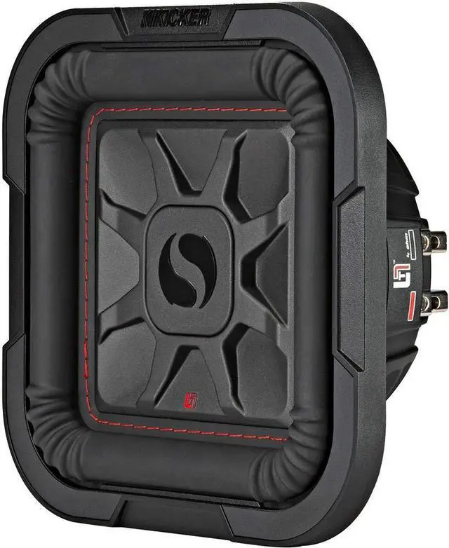 Alt view image 4 of 5 - Kicker 46L7T84 L7T L7-Thin 8-Inch (20cm) Subwoofer, Dual Voice Coil, 4-Ohm, 350 Watt