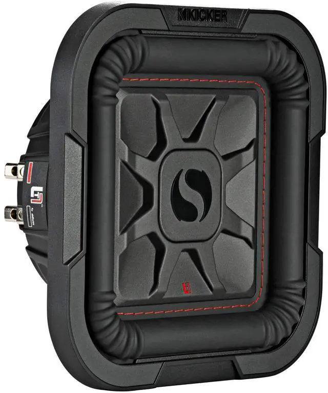 Alt view image 3 of 5 - Kicker 46L7T84 L7T L7-Thin 8-Inch (20cm) Subwoofer, Dual Voice Coil, 4-Ohm, 350 Watt
