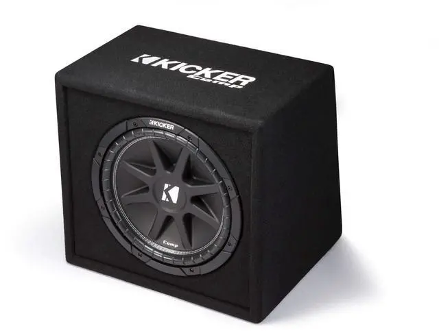 Alt view image 3 of 4 - Kicker 43VC124 Comp 12-inch Subwoofer in Ported Enclosure, 4-Ohm