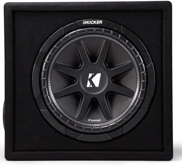 Alt view image 2 of 4 - Kicker 43VC124 Comp 12-inch Subwoofer in Ported Enclosure, 4-Ohm