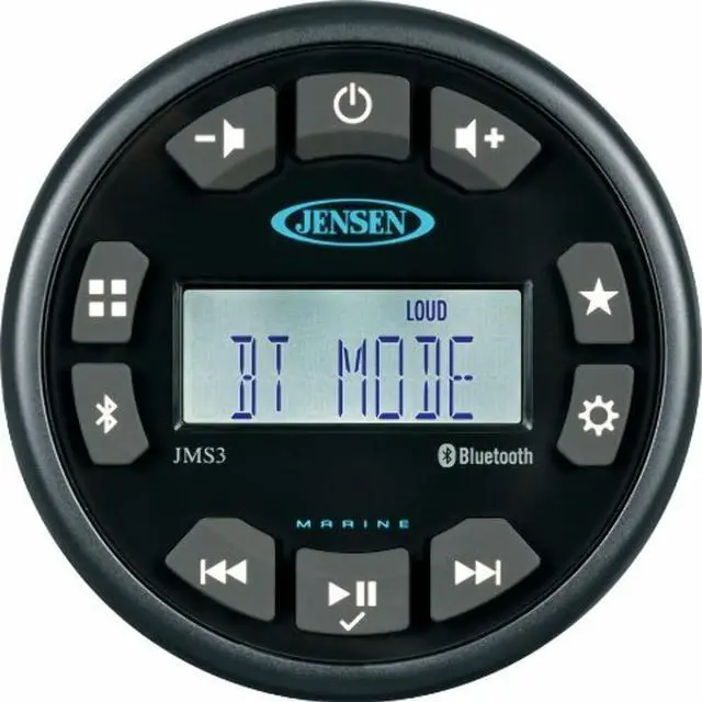 Main image of JENSEN JMS3RTL Stereo w/AM/FM/BT - Single Zone