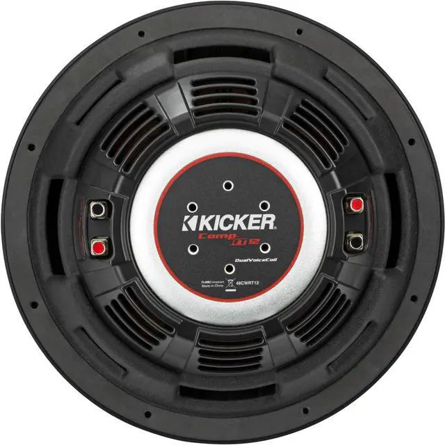 Alt view image 2 of 5 - Kicker 48CWRT124 CompRT 12" Subwoofer, DVC, 4-ohm