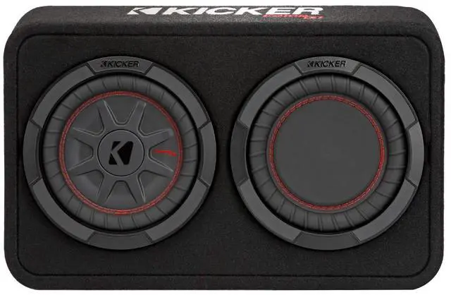 Alt view image 2 of 5 - Kicker 48TCWRT82 CompRT 8" subwoofer in Thin Profile Enclosure, 2ohm