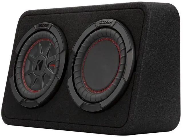 Alt view image 3 of 5 - Kicker 48TCWRT82 CompRT 8" subwoofer in Thin Profile Enclosure, 2ohm