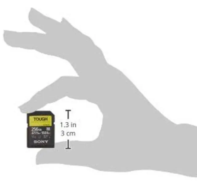 Alt view image 3 of 4 - Sony TOUGH-M series SDXC UHS-II Card 256GB, V60, CL10, U3, Max R277MB/S, W150MB/S (SF-M256T/T1), Black