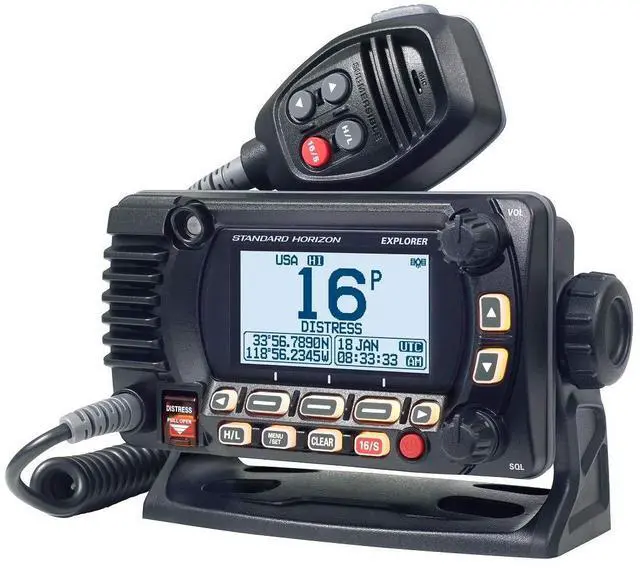 Main image of Standard Horizon GX1800G Fixed Mount VHF w/GPS - Black