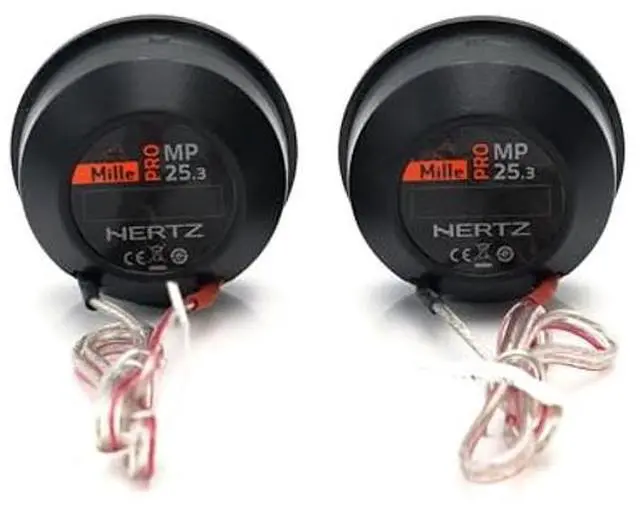 Alt view image 4 of 5 - Hertz Mille Pro Series MP-253 Pair of 1" PRO Tweeters with Neodymium Magnets