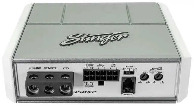 Alt view image 2 of 4 - Stinger SPX350X2 350 Watt 2 Channel Powersports Amplifier