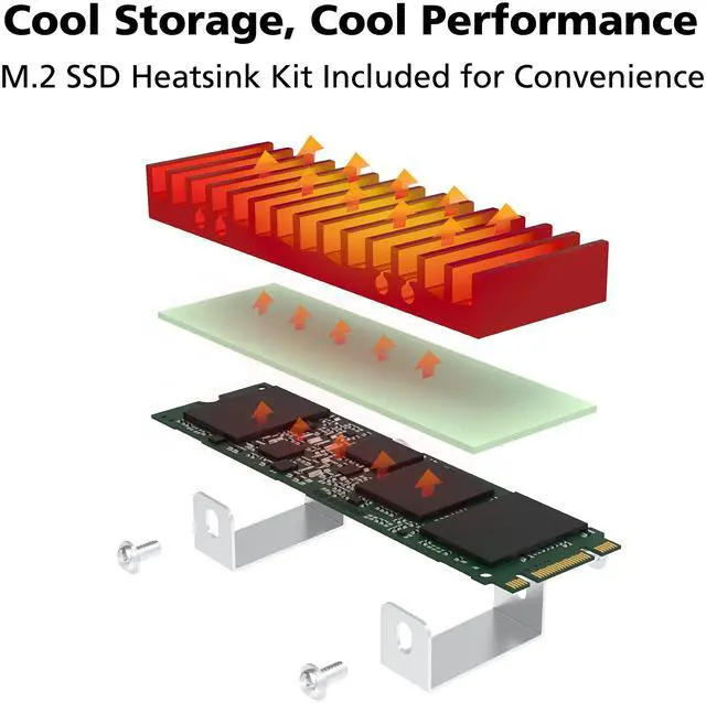 Alt view image 4 of 5 - Turing ABX, Design for Gigabyte 4000U Series BRIX Mini-PC Up to AMD Ryzen(tm) 7, Compact Pure Aluminium Fanless Case, Internal M.2 SSD heatsink, Vertical or Horizontal Placement, A-NUC76-M1B