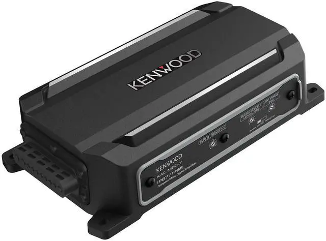 Main image of KENWOOD KAC-M5001 600W Mono Compact Digital Amplifier for Car, Marine, UTV & Motorsport Vehicles, Solid Corrosion-Resistant Aluminum Chassis, IPX6, IPX7 & IP6X Certified and Vibration-Proof