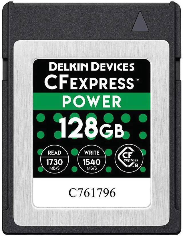 Alt view image 2 of 3 - Delkin Devices 128GB POWER CFexpress Type B Memory Card (DCFX1-128)