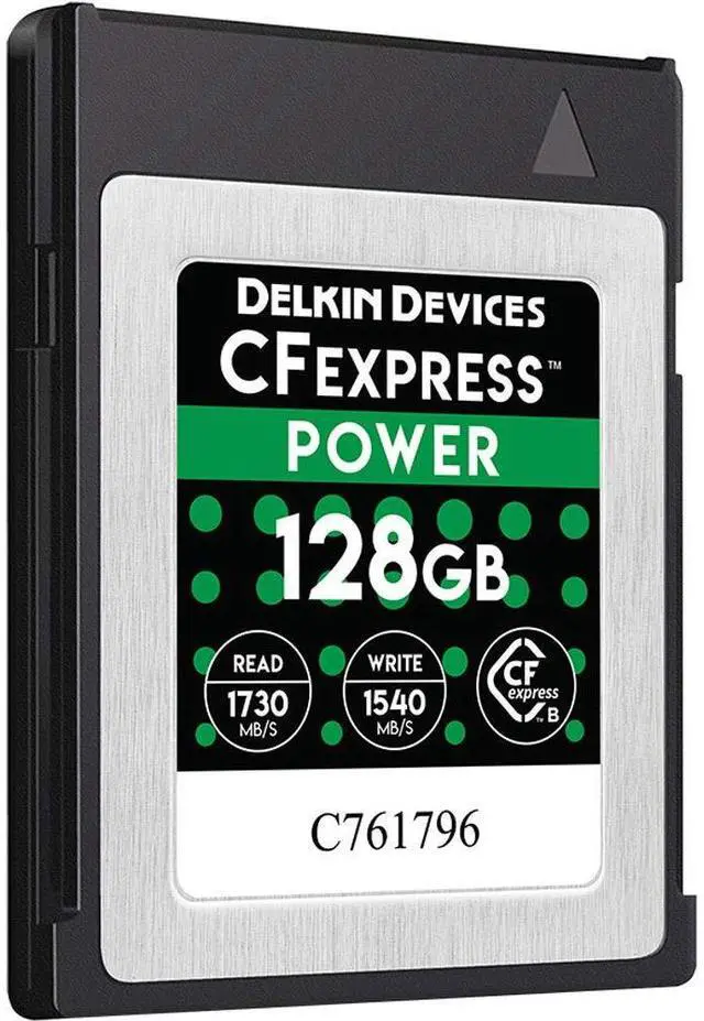 Main image of Delkin Devices 128GB POWER CFexpress Type B Memory Card (DCFX1-128)