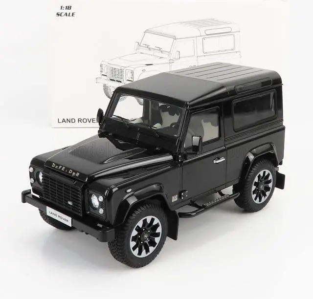 Alt view image 4 of 5 - LCD MODELS LCD-Model 1 18 Defender 90 Works V8 70Th Edition 2018 LCD18007-BL
