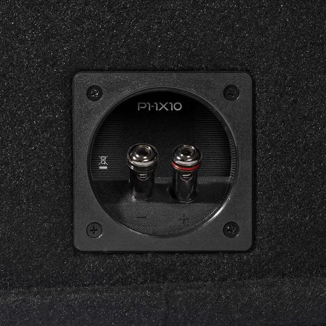 Alt view image 4 of 4 - Rockford Fosgate Punch P1-1X10 Single P1 10" Loaded Subwoofer Enclosure Ported