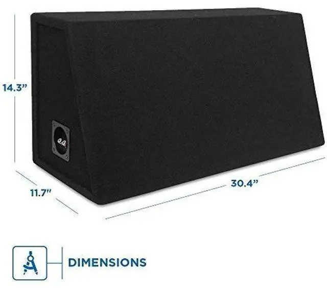 Alt view image 3 of 5 - BELVA BPKG210v2 1000W Dual 10" Car Subwoofer with Ported Enclosure, Monoblock Amplifier, Wiring Kit and Remote Bass Knob