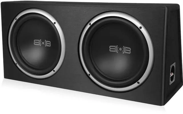 Alt view image 2 of 5 - BELVA BPKG210v2 1000W Dual 10" Car Subwoofer with Ported Enclosure, Monoblock Amplifier, Wiring Kit and Remote Bass Knob